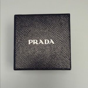 Prada Black Textured Watch Box